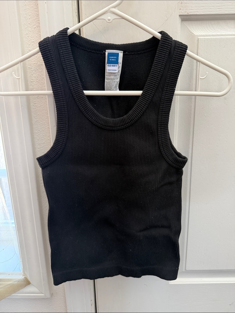 Old Navy Black Ribbed Tank